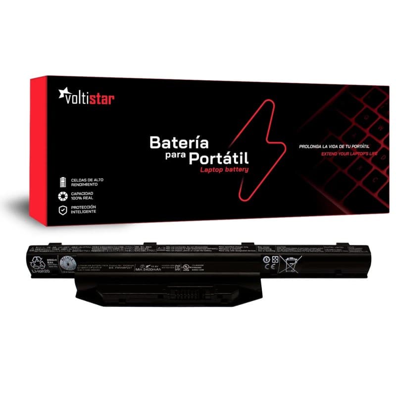 Voltistar Batería Voltistar para Fujitsu LifeBook A544 FPCBP405 10.8V 4400mAh — Nuevo