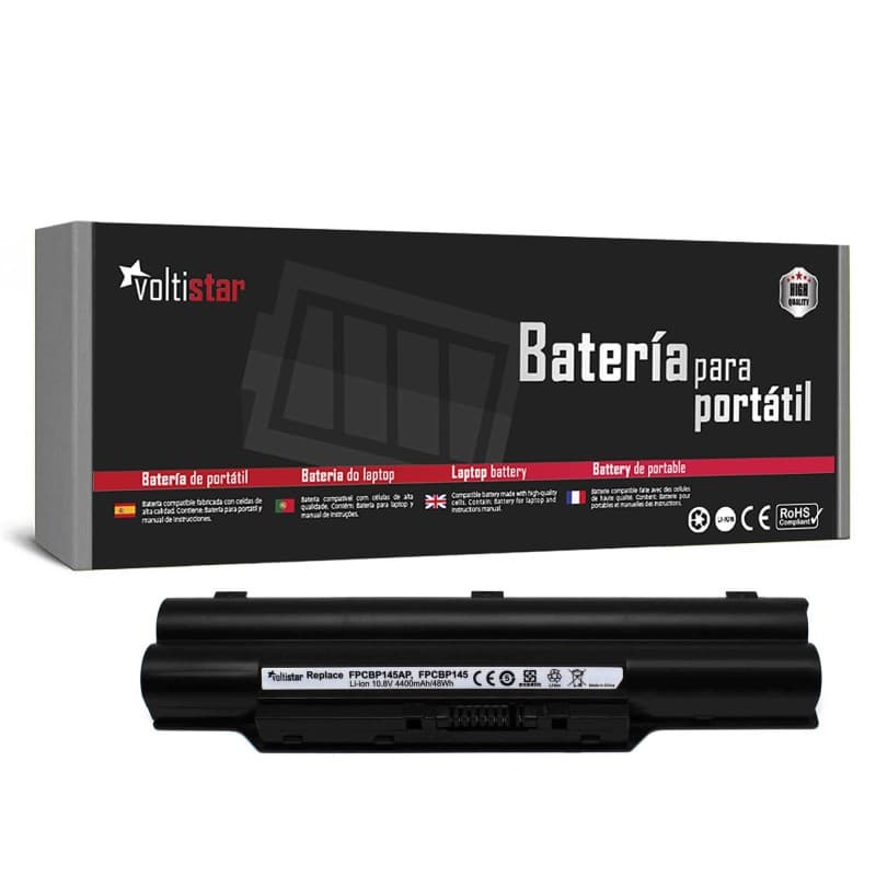 Voltistar Batería Voltistar para Fujitsu Lifebook S761 SH560 SH561 SH760 SH761 - 4400mAh — Nuevo