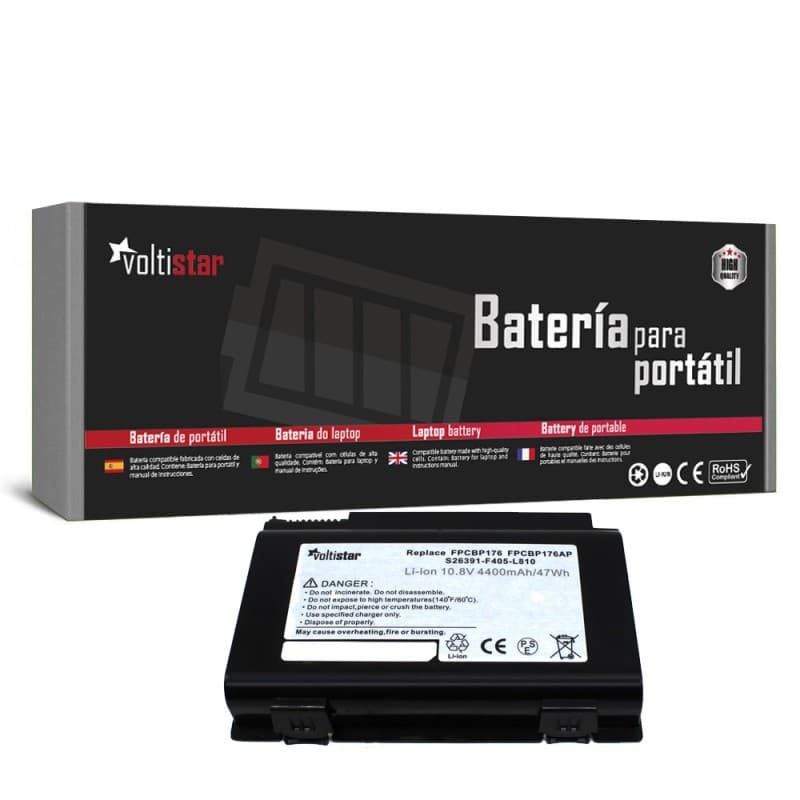 Voltistar Batería Voltistar para Fujitsu LifeBook E8410 FPCBP175 FPCBP176AP FPCBP198 — Nuevo