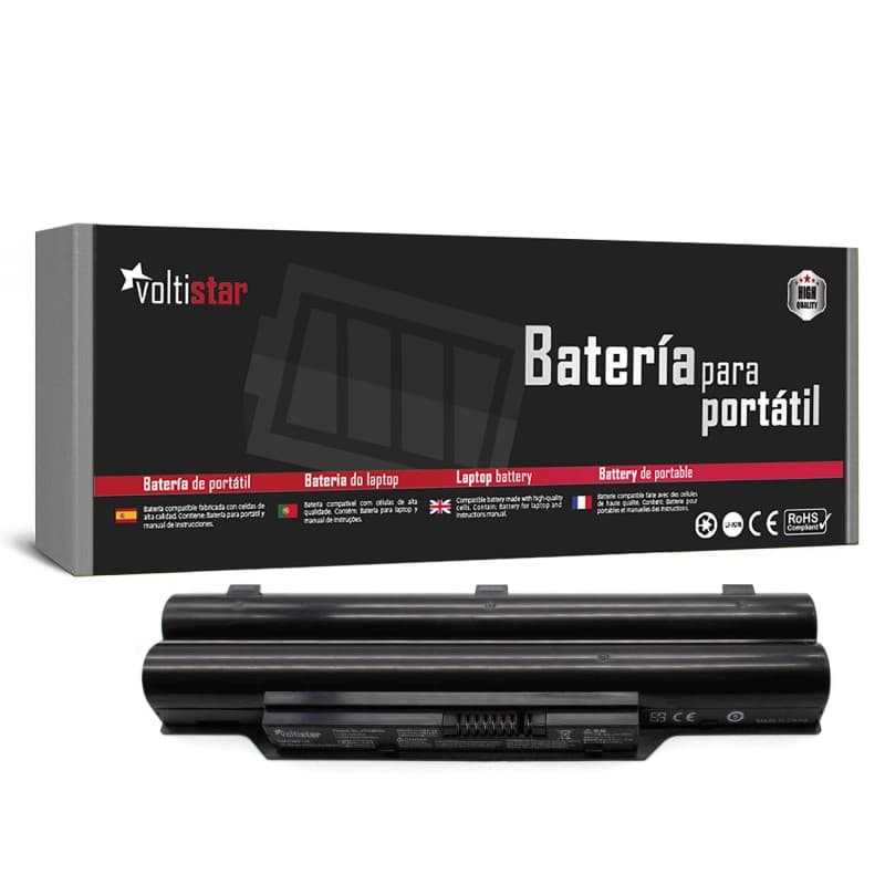 Voltistar Batería Voltistar para Fujitsu Lifebook A530 A531 AH530 AH531 - 10.8V 4400mAh — Nuevo