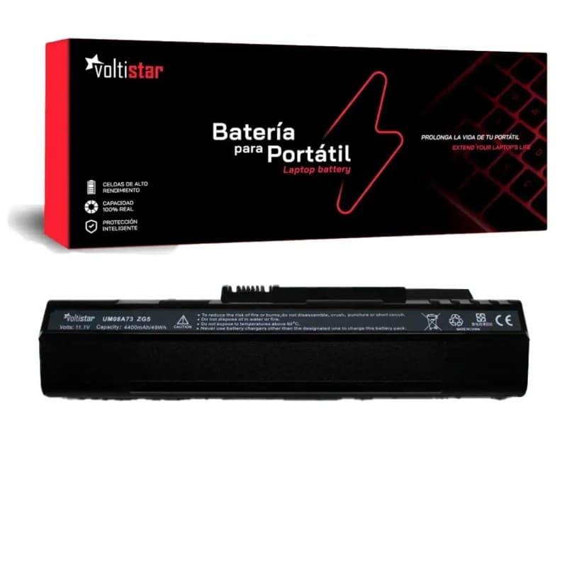 Voltistar Batería Voltistar para Portátil eMachines EM250 - 11.1V 4400mAh — Nuevo