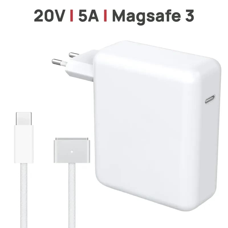 Voltistar Carregador Voltistar 67W MagSafe 3 para MacBook Air/Pro M1 M2 M3 M4 - Cabo USB-C Trançado — Novo — alternate view