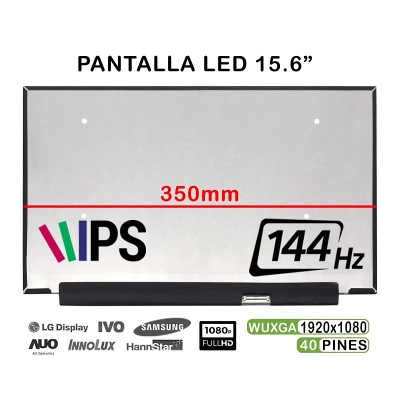OEM Pantalla para Portátil M156NVF4 Mate 15.6" 144Hz — Novo
