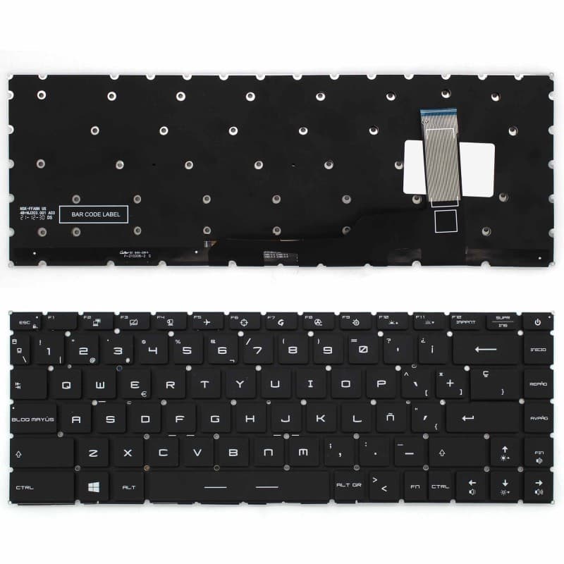 MSI Teclado Retroiluminado para MSI Stealth 15M, GS66 Stealth e GE66 Raider — Novo