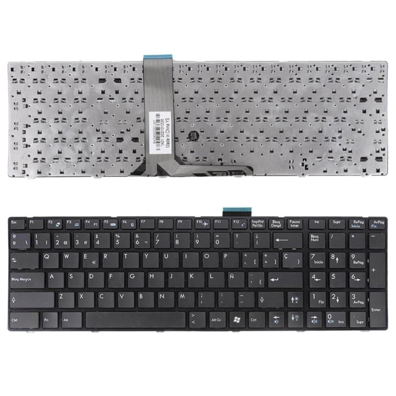 MSI Teclado para Portátil MSI CR620 CR630 S6000 Versão 2 - Novo Selado — Novo