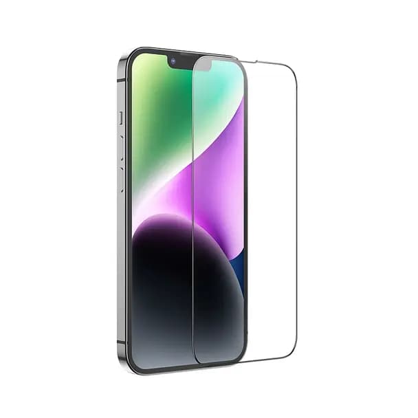 HOCO Película Vidro Temperado iPhone 13 / 13 Pro / 14 / 16e / 17e Hoco HD 5D Guardian Shield G14 Preta — Novo