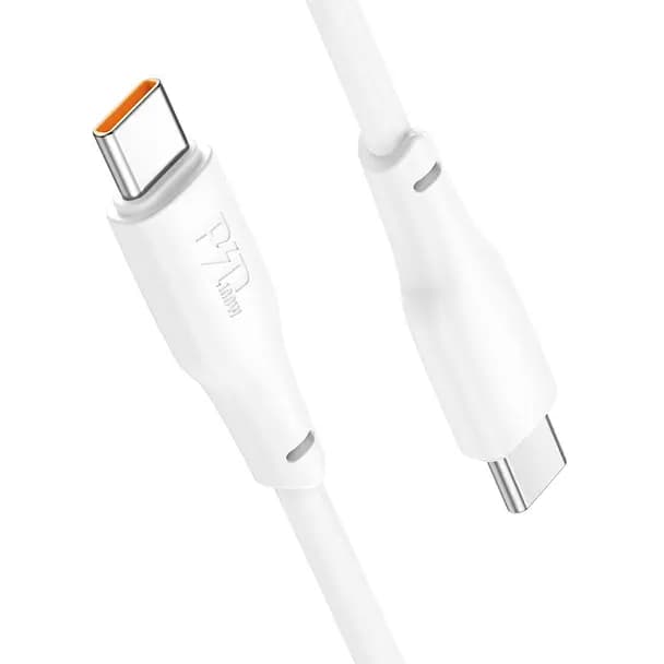 HOCO Cable USB C a USB C Hoco 3A 100W 2m X93 blanco — Nuevo — alternate view