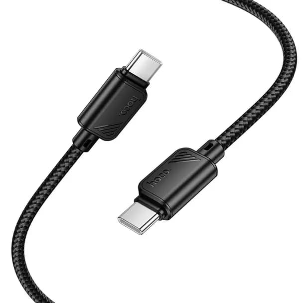 HOCO Cable USB C a USB C Hoco 3A 60W 1m X113 negro — Nuevo — alternate view
