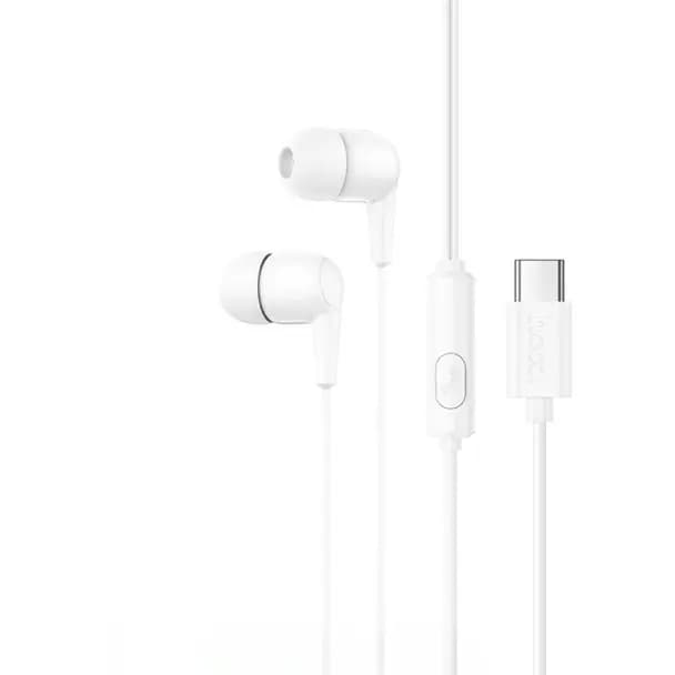 HOCO Auriculares con cable USB C Hoco M97 blanco — Nuevo