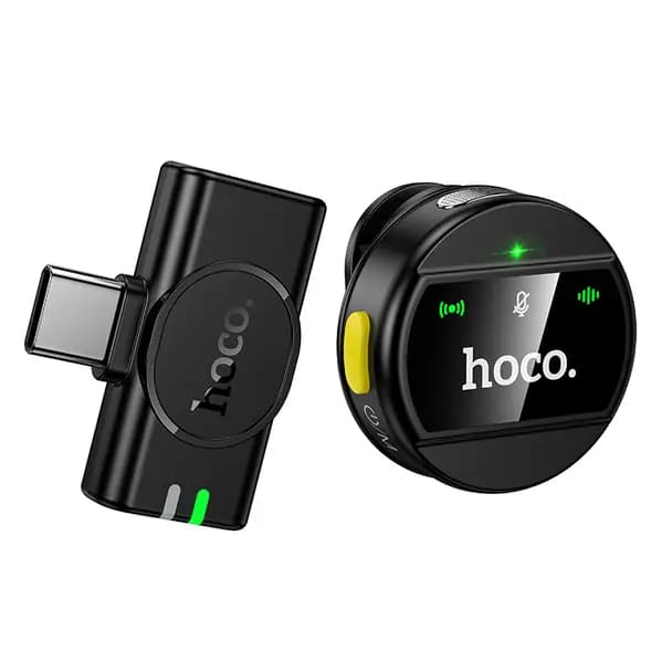 HOCO Wireless microphone USB C Hoco L21 black — Nuevo
