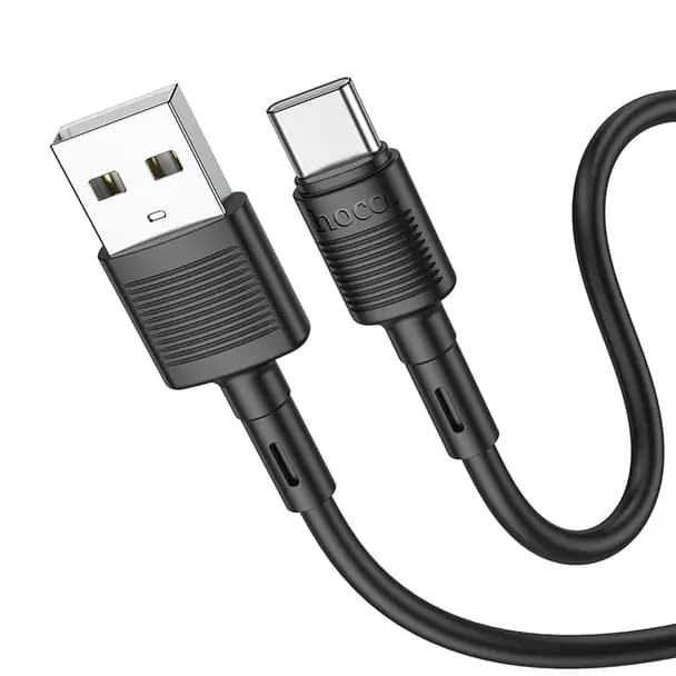 HOCO Cable USB A a USB C Hoco 3A 1m X83 Negro — Nuevo
