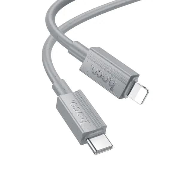 HOCO Cable USB C a Lightning Hoco PD 27W 1m X107 Gris — Nuevo