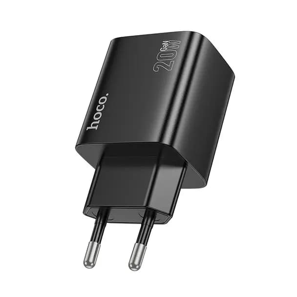 HOCO Carregador Hoco 2x USB-C + 2x USB-A QC3.0 PD 20W N55 Preto — Novo