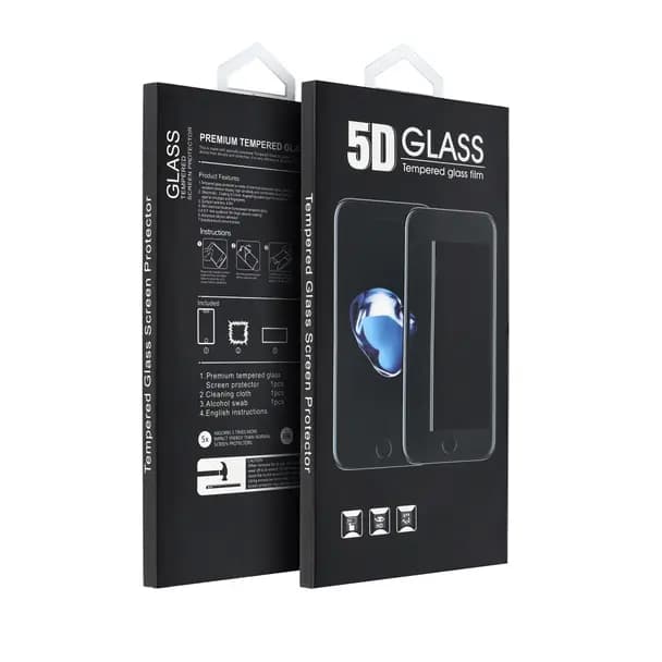 OEM Protetor de Ecrã Temperado 5D Full Glue para iPhone 17 Air - Preto — Novo