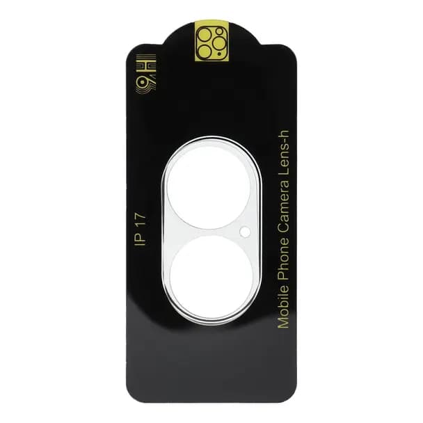 OEM Protetor de Câmara 5D com Cola Total iPhone 17 - Vidro Temperado Transparente — Novo