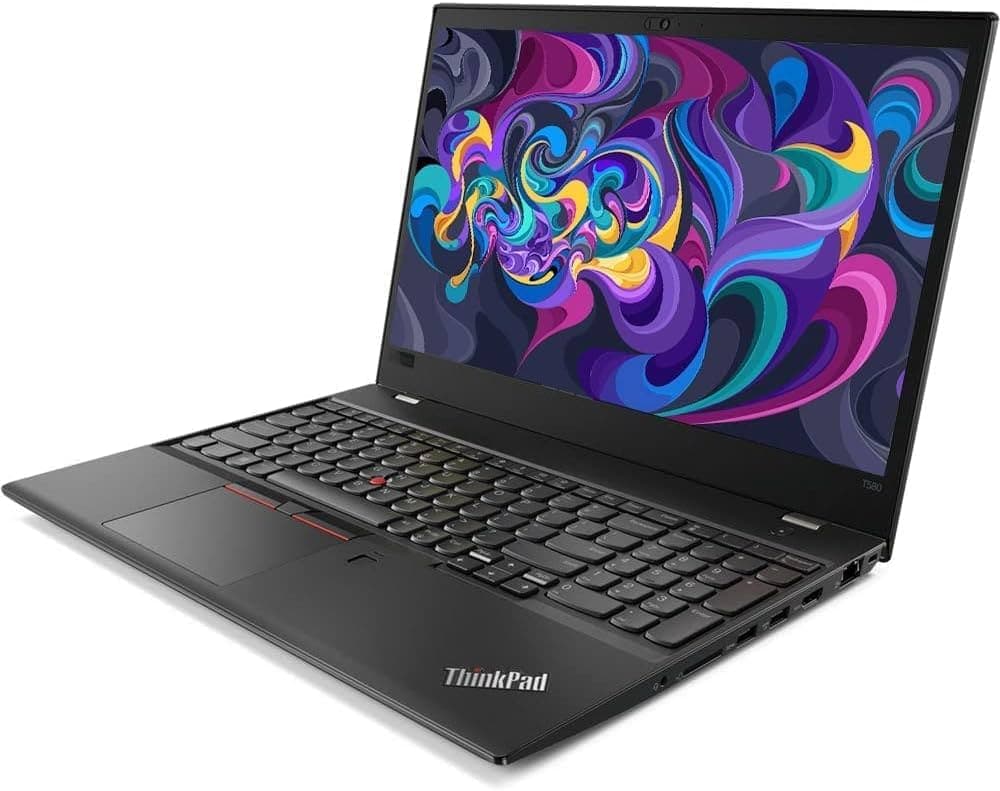 Lenovo Portátil Lenovo ThinkPad T580 Grade B com Teclado Numérico Espanhol — Grade B — Aceitável