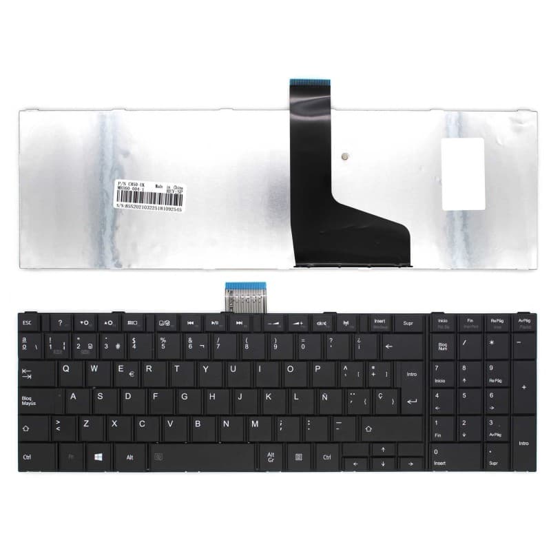 Toshiba Satellite L850 C850 L870 Laptop Keyboard - Frameless — image 1