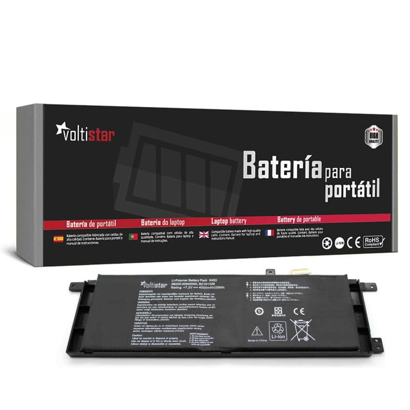 Voltistar Battery for Asus X553M F553M A453M B21N1329 7.2V 4000mAh — image 1
