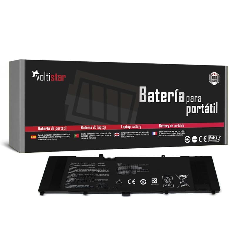 Voltistar Battery for Asus ZenBook UX310UA UX310UQ UX410UA UX410UQ B31N1535 44Wh — image 1