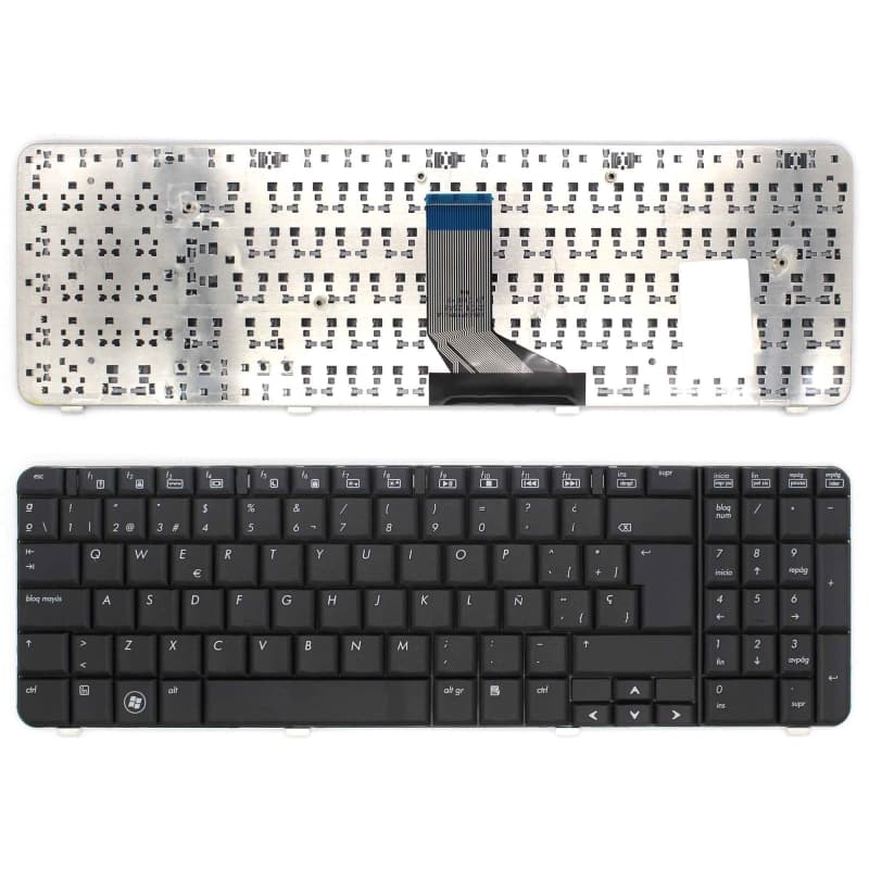 Teclado HP Compaq Presario CQ61 G61 V108346ES1 AE0P6P00310 Novo — image 1
