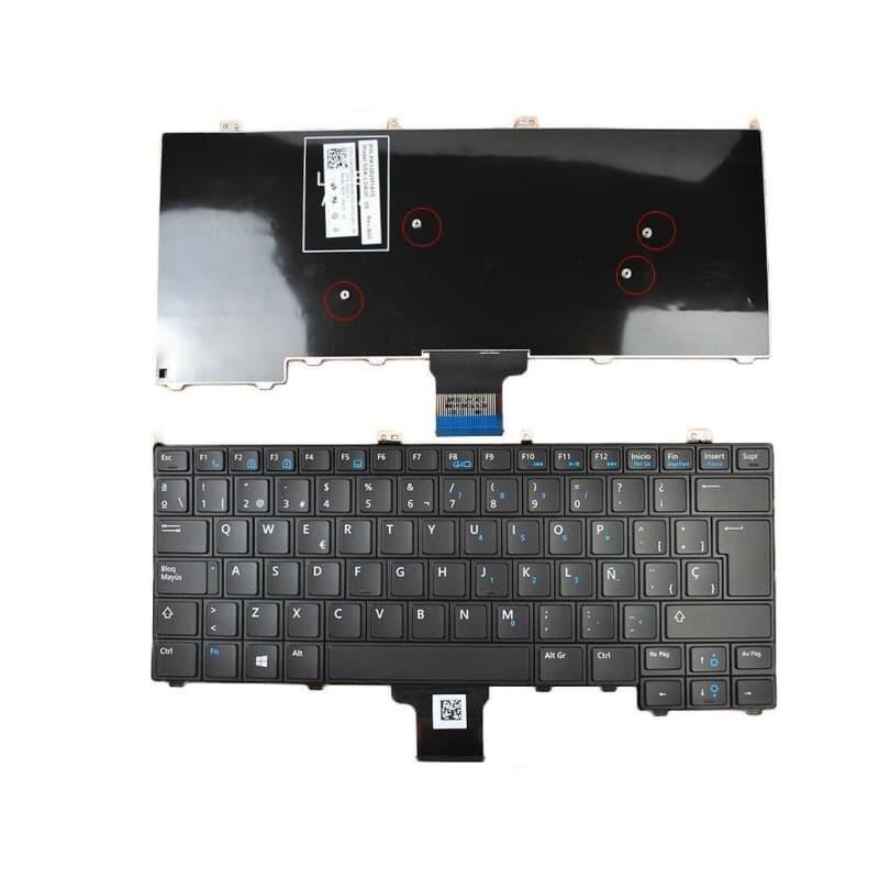 Keyboard for Dell Latitude E7440 E7420 E7240 Black — image 1