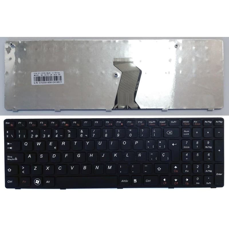 Clavier Lenovo Ideapad G580 G585 - 9Z.N5SSW.Q0S Remplacement Original — image 1