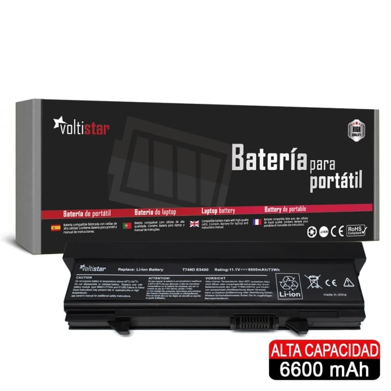 Batería Voltistar para Dell Latitude E5400 E5410 E5500 E5510 - 11.1V 6600mAh — image 1