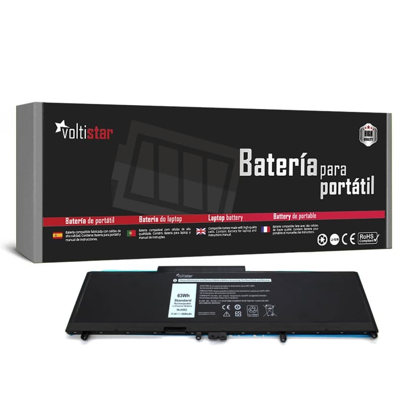 Battery for Dell Latitude E5570 Precision 3510 Voltistar 11.4V 5500mAh — image 1