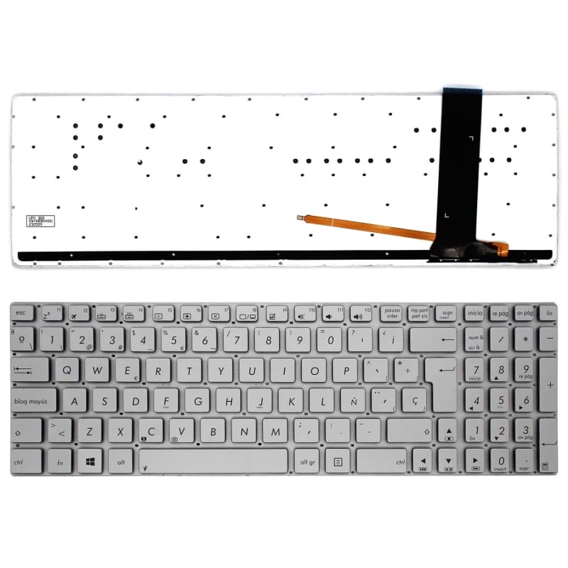 Clavier Rétroéclairé pour ASUS N56 N76 - Neuf — image 1