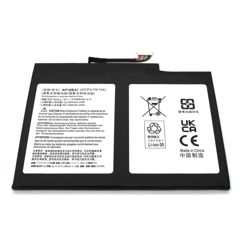Bateria para Acer Aspire Switch 5 SW512-52 AP16B4J - 7.6V 4870mAh — image 1