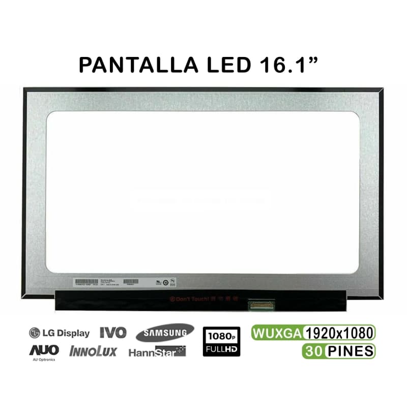Écran LED 16.1" NV161FHM-N41 FHD 30 Broches pour Ordinateur Portable — image 1
