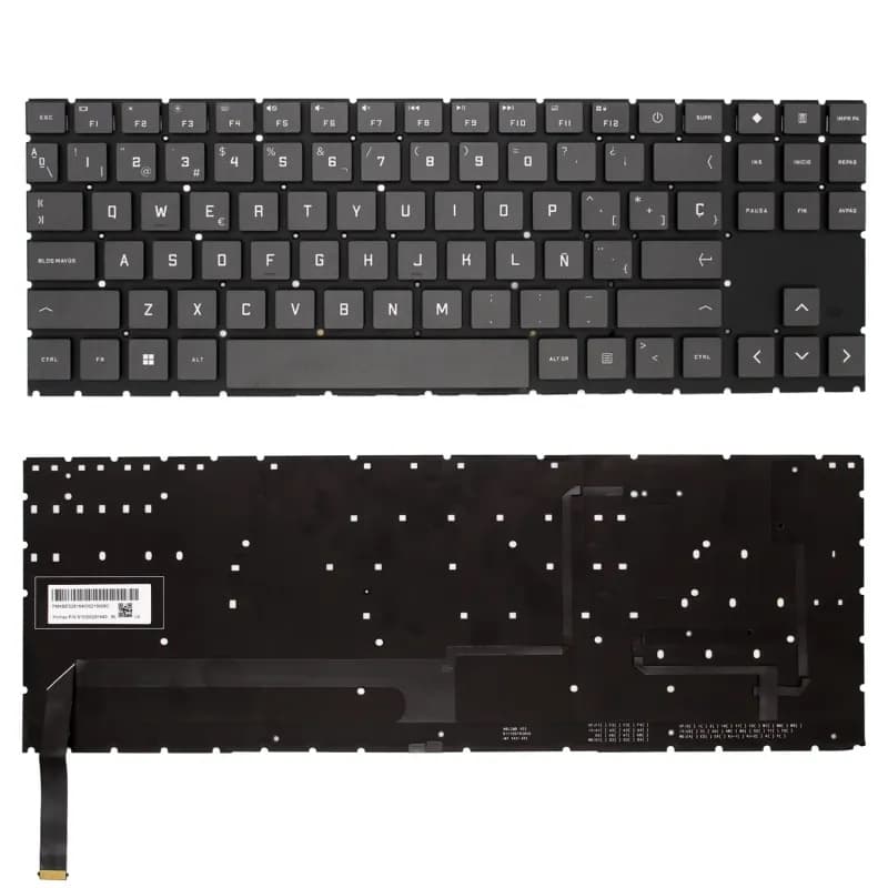 Teclado para HP Omen 15-EK 15-EC 15-EN 16-B V193446CS1 Gris — image 1