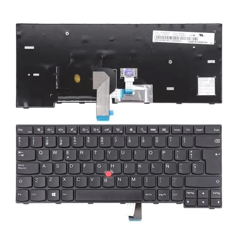 Clavier pour Lenovo ThinkPad E450/E455/E450C - Noir avec Cadre — image 1