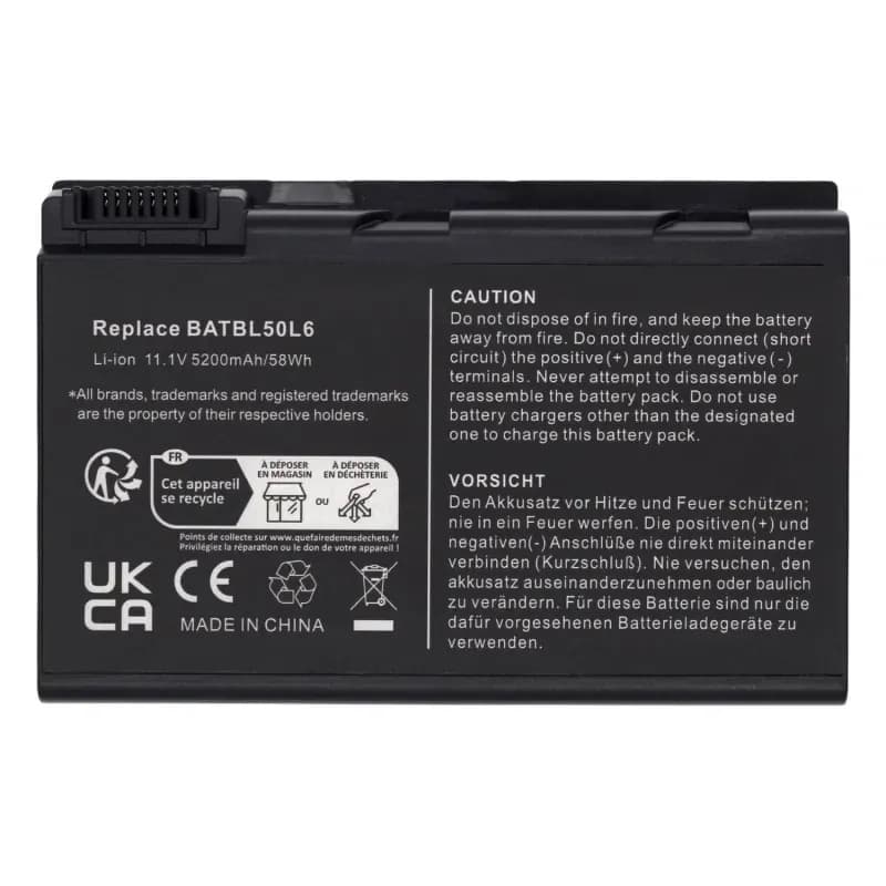 Batterie Voltistar pour Acer Batbl50L4 Batbl50L6 Batbl50L8 - Neuve Scellée — image 1