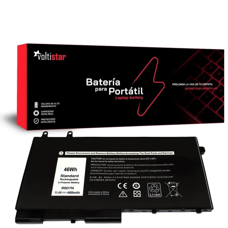 Batería Voltistar para Dell Precision 3540 3550 Inspiron 7590 7591 R8D7N — image 1
