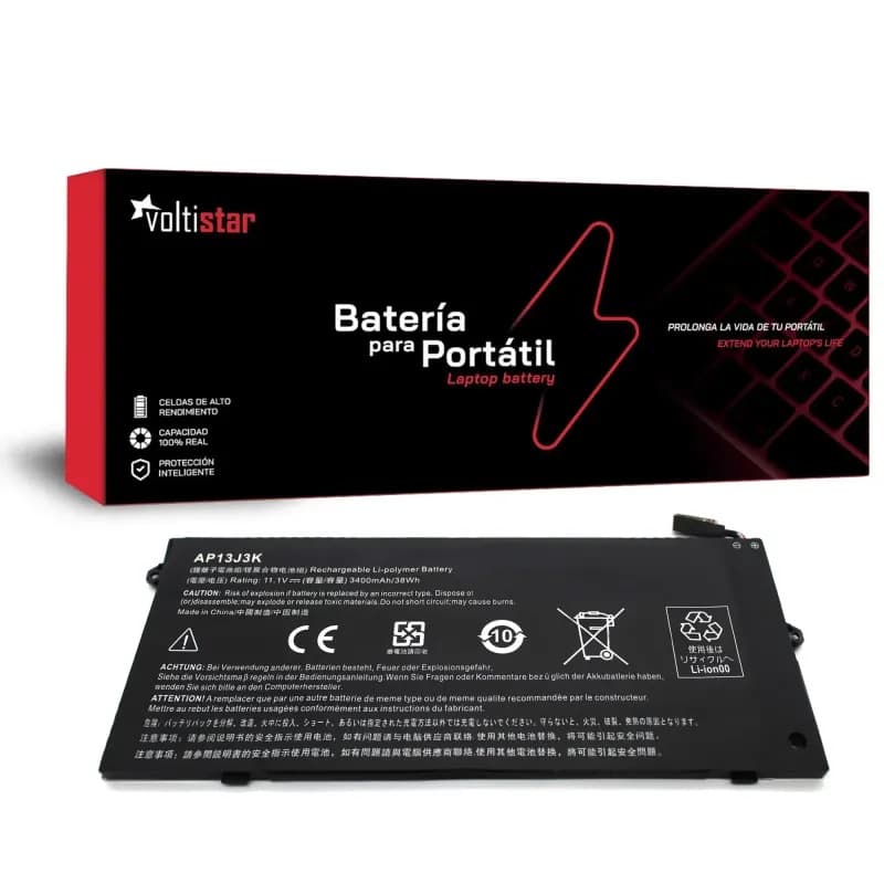 Batterie Voltistar pour Acer Chromebook C720 C720P C740 (AP13J3K / AP13J4K) — Neuf Like New — image 1