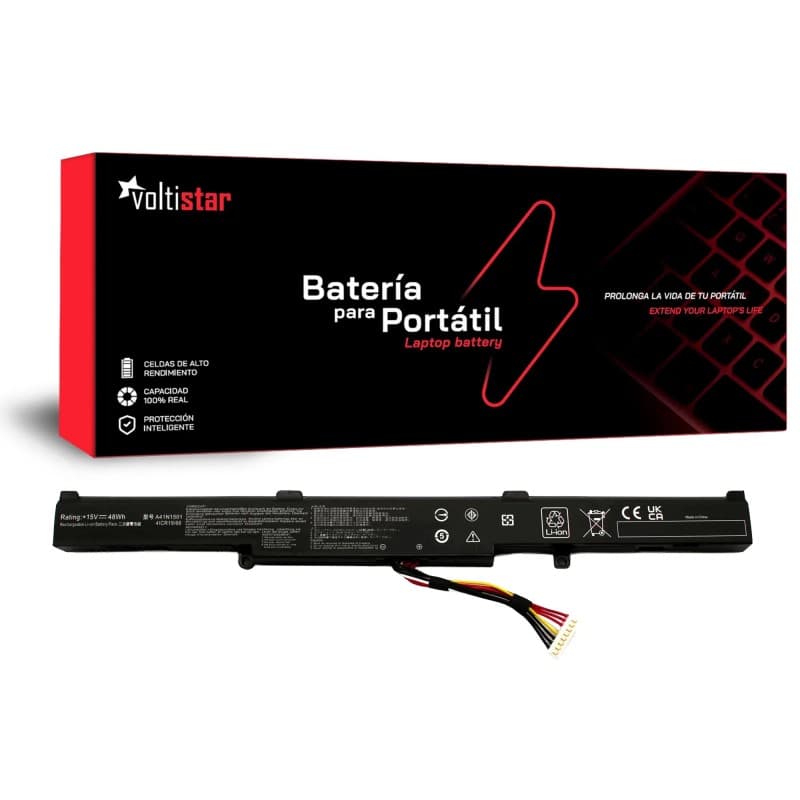 Battery for Asus ROG GL752VW GL752VL N752V A41N1501 2200mAh — image 1