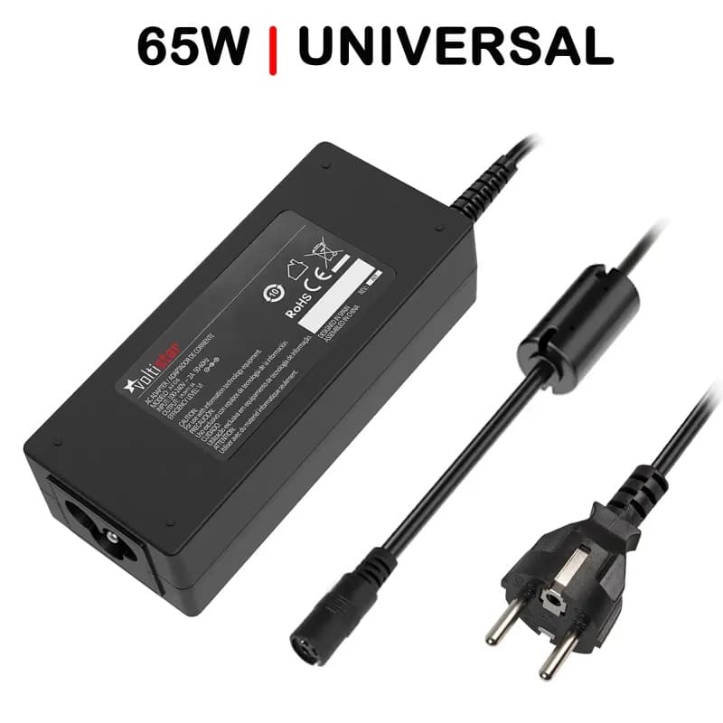 Cargador Universal Portátil 15-20V 65W 10 Conectores — image 1