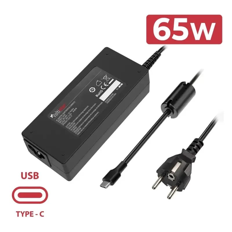 Voltistar Carregador Multivoltagem USB-C para Portátil MSI 20V 3.25A 65W — image 1