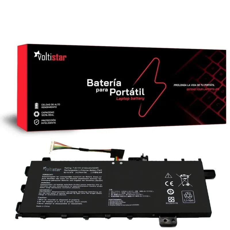 Batería Voltistar para Asus VivoBook F412DA F412FA F412UA B21N1818 7.6V — image 1