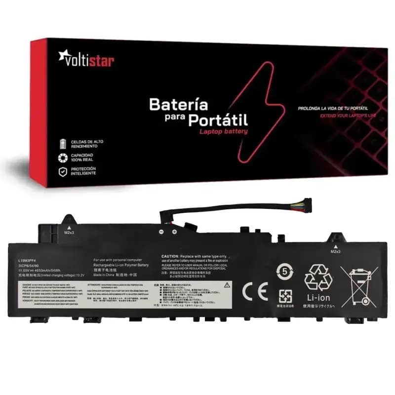 Bateria para Portátil Lenovo L19M3PF4 Voltistar 54Wh — image 1