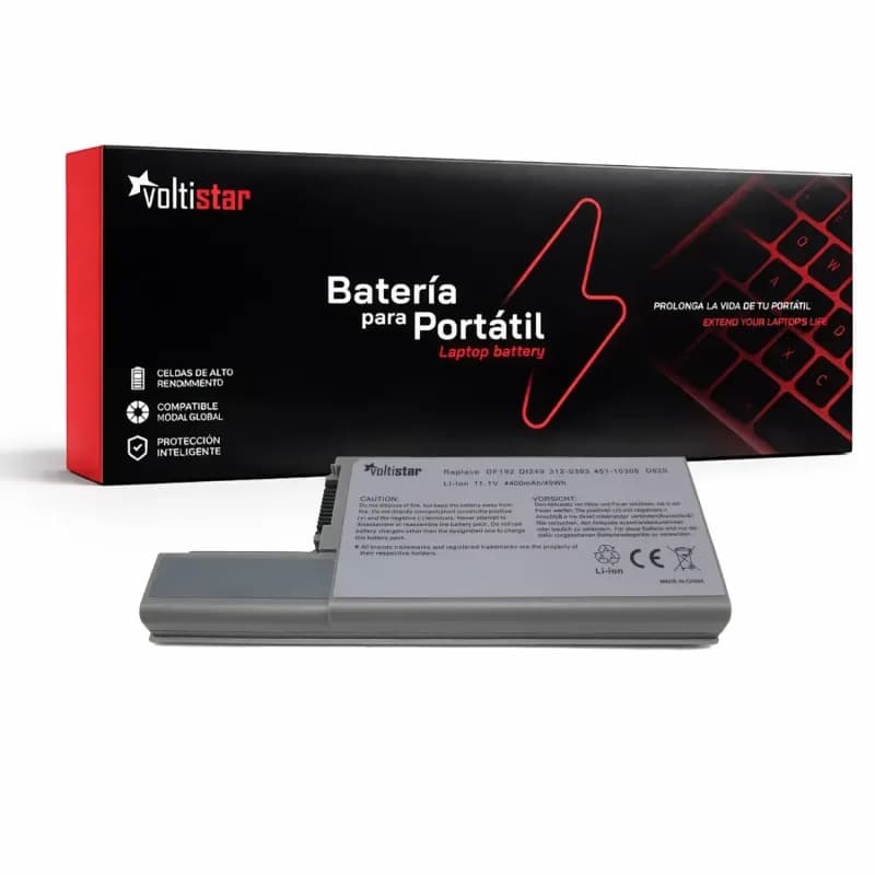 Batterie Voltistar pour Dell Latitude D820 D531 11.1V 4400mAh — image 1