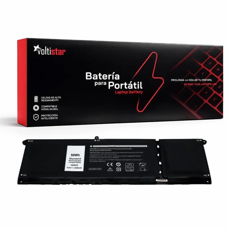 Batería Voltistar para Dell Inspiron 13 5310 V6W33 - 50Wh 15.2V — image 1