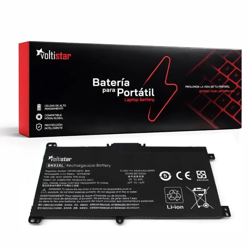 Batería Voltistar para HP Pavilion x360 14-BA Series BK03XL HSTNN-LB7S — image 1