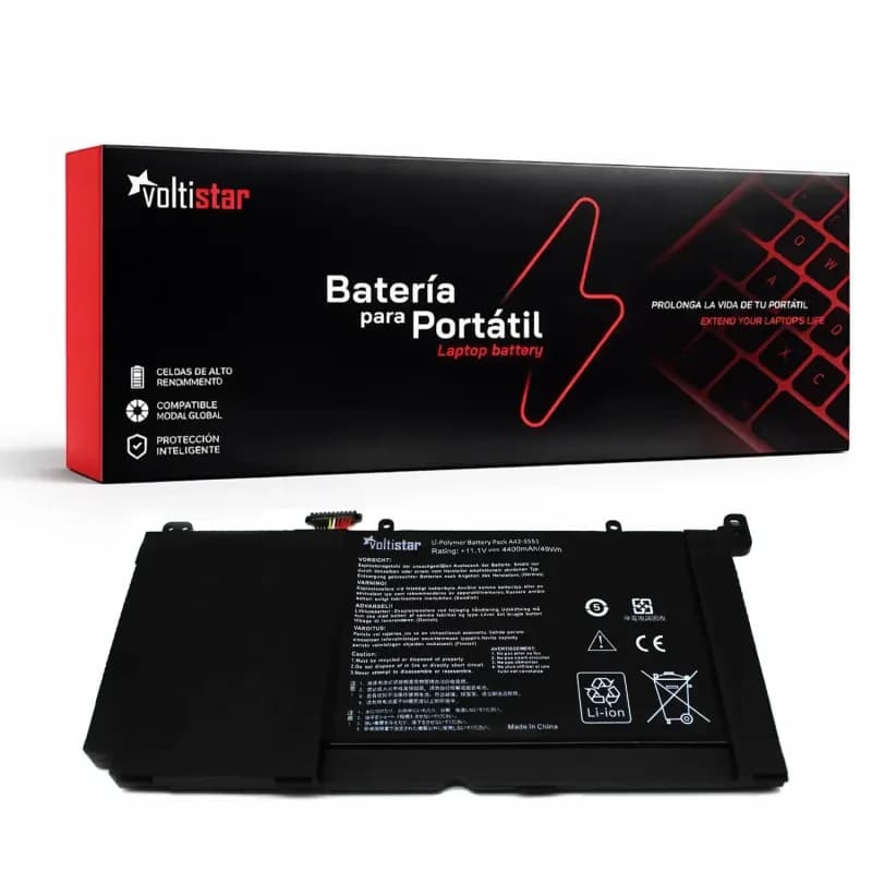 Battery for ASUS K551LN Laptop 4400mAh - Voltistar — image 1