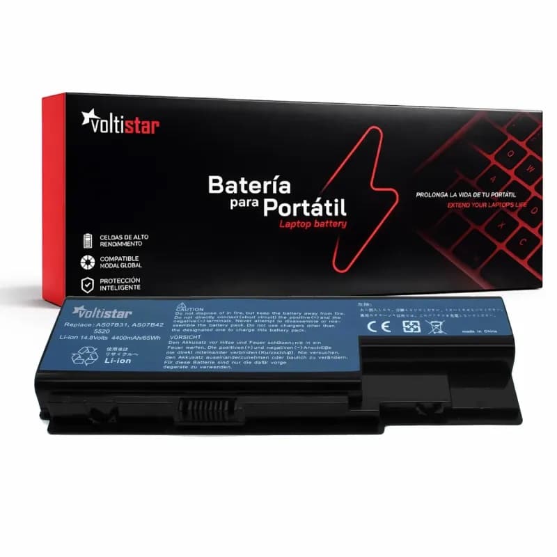 Batería para Portátil Acer Aspire AS07B71 14.8V - Voltistar Nuevo — image 1