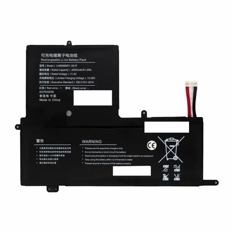 Bateria Voltistar para Lenovo EVOO EVC156 M14LC2-256 4500mAh 51.3Wh — image 1