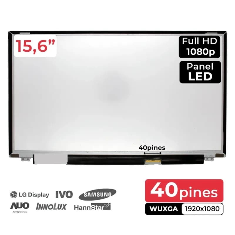 Ecrã LED Portátil 15.6" LP156WF4 FHD 40 Pines - Novo — image 1