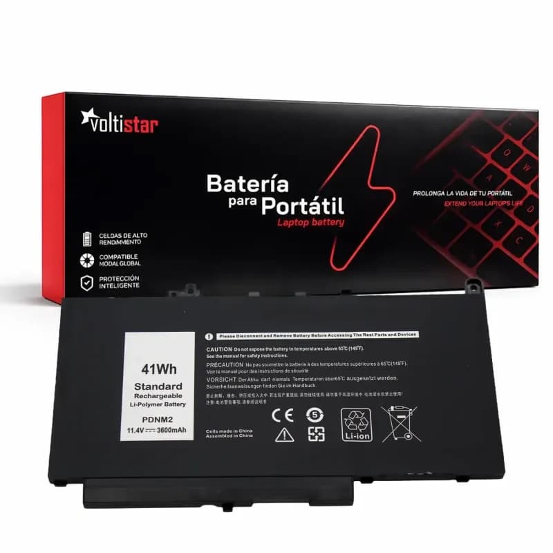 Batería Voltistar para Dell Latitude E7270 E7470 579TY 41Wh — image 1