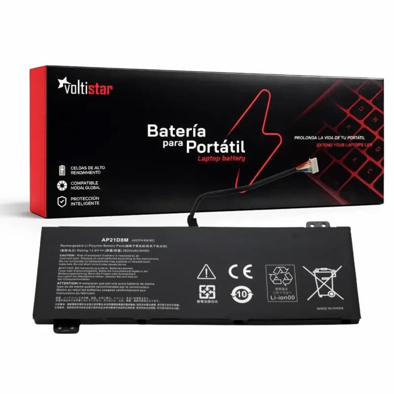 Bateria para Acer Nitro5 N22C1 AP21D8M | Novo | RM TechStore — image 1